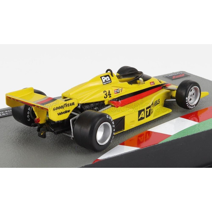EDICOLA PENSKE F1  PC4 ATS N 34 SEASON 1977 JEAN PIERRE JARIER - YELLOW 1/43