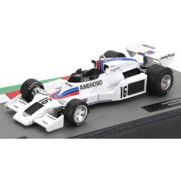 EDICOLA SHADOW F1  DN8 N 16 SEASON 1977 RICCARDO PATRESE - WHITE 1/43