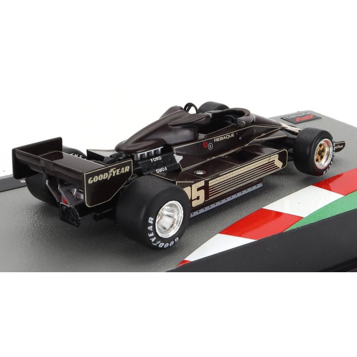 EDICOLA LOTUS F1  78 N 25 SEASON 1978 HECTOR REBAQUE - DARK BROWN GOLD 1/43