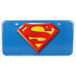 EDICOLA ACCESSORIES FUNNY METAL PLATE - SUPERMAN LOGO - BLUE RED 1/1