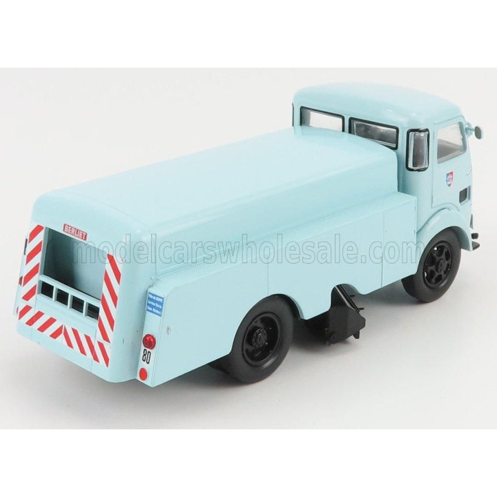 EDICOLA BERLIET GLB TANKER TRUCK VILLE DE DIEPPE 1951 - LIGHT BLUE 1/43
