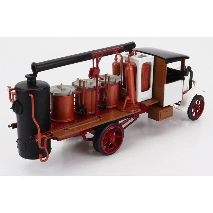 EDICOLA BERLIET CBA 9 TANKER TRUCK POMPA PORTE ALAMBIC 2-ASSI 1925 - WHITE RED 1/43