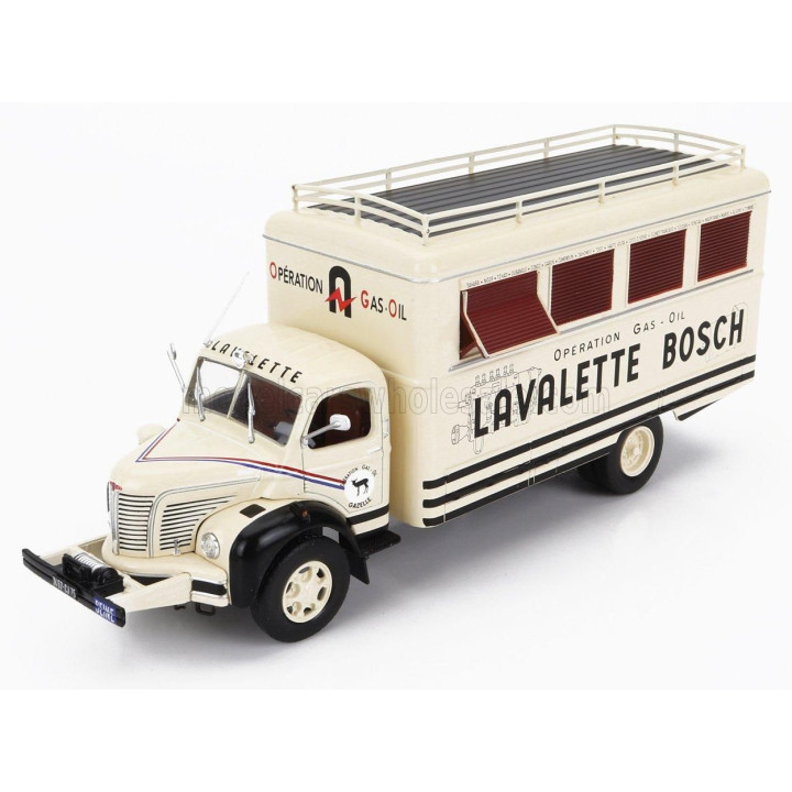 EDICOLA BERLIET GLC6 TRUCK OPERATION GAS OIL LAVALETTE BOSH 2-ASSI 1969 - CREAM 1/43