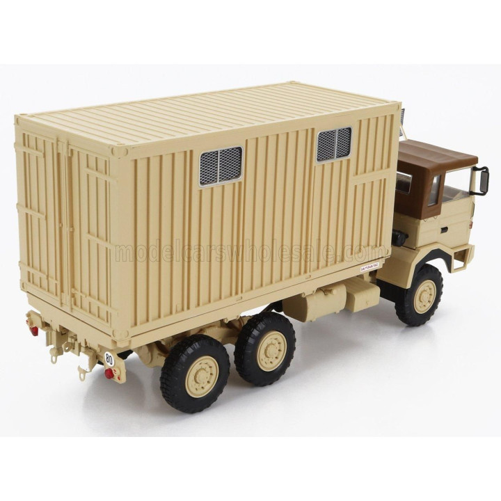 EDICOLA BERLIET GBD TRUCK 6x6 MILITARY POSTAZIONE MOBILE 1959 - MILITARY SAND 1/43
