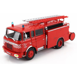 EDICOLA BERLIET GAK 20 TANKER TRUCK 1969 - FIRE ENGINE - VIGILI DEL FUOCO - FEUERWEHR - RED 1/43
