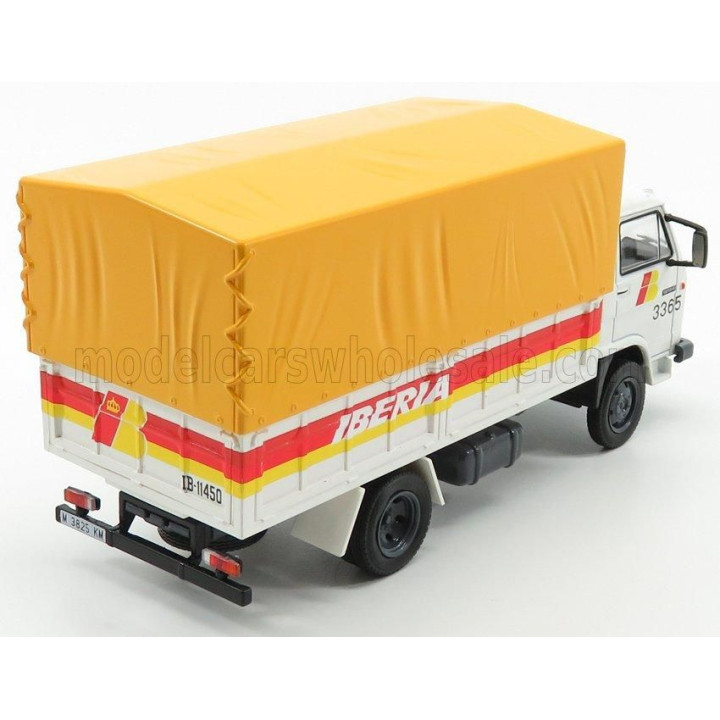 EDICOLA PEGASO EKYS 1210 TRUCK TELONATO IBERIA 1986 - WHITE YELLOW 1/43