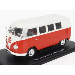 EDICOLA VOLKSWAGEN T1 KOMBI MINIBUS 1960 - RED WHITE 1/24