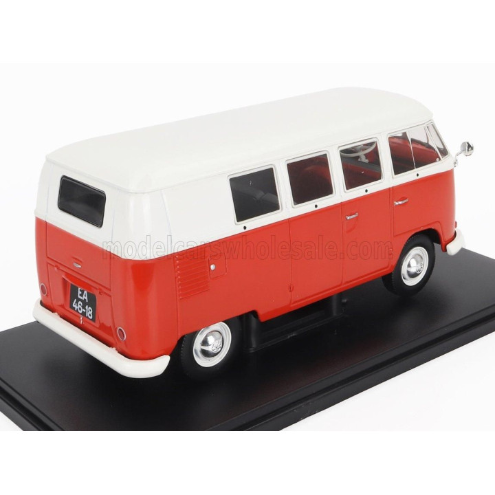 EDICOLA VOLKSWAGEN T1 KOMBI MINIBUS 1960 - RED WHITE 1/24