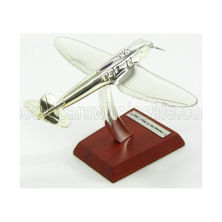 EDICOLA HEINKEL HE70 BLITZ AIRPLANE 1932 - 6cm X 7cm - CHROME 1/200