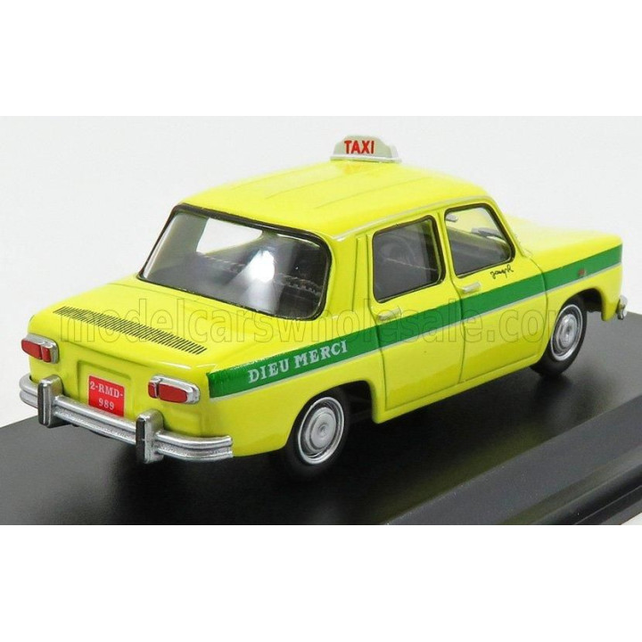 EDICOLA RENAULT 8 TAXI BAMAKO 1970 - YELLOW GREEN 1/43