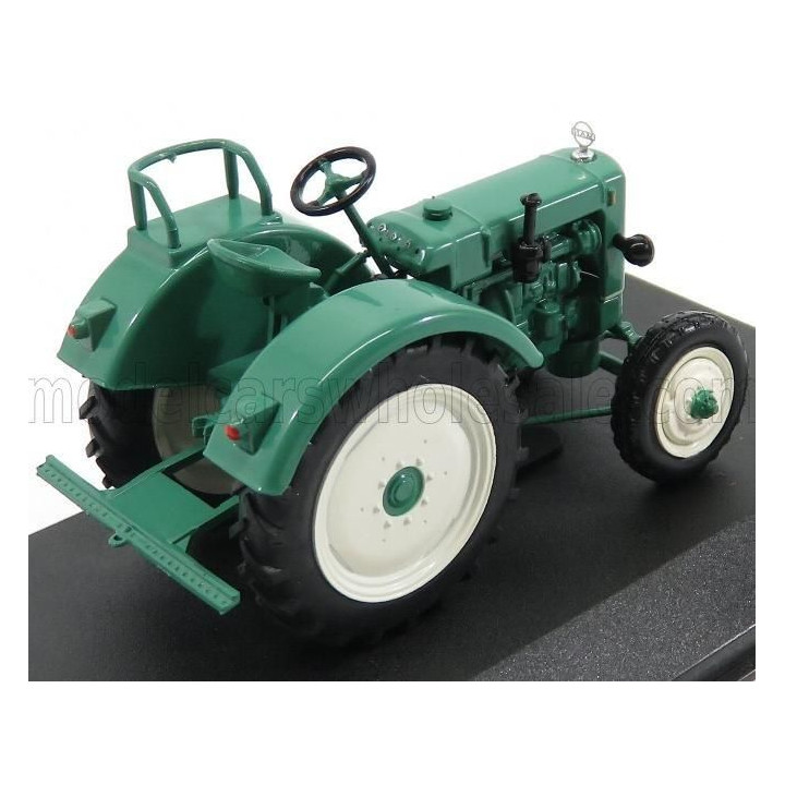 EDICOLA MAN ACKERDIESEL A25A TRACTOR 1956 - CON VETRINA - WITH SHOWCASE - GREEN WHITE 1/43