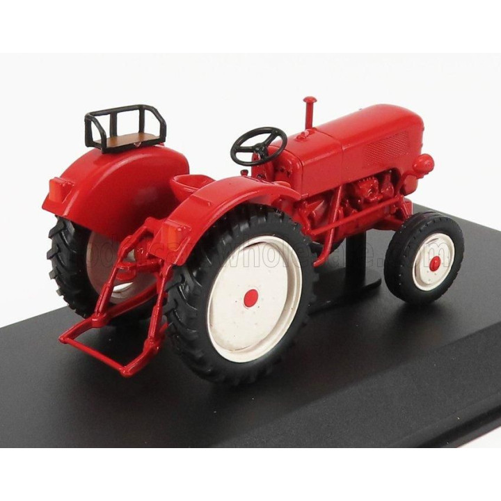 EDICOLA FAHR D177 TRACTOR 1958 - CON VETRINA - WITH SHOWCASE - ORANGE 1/43