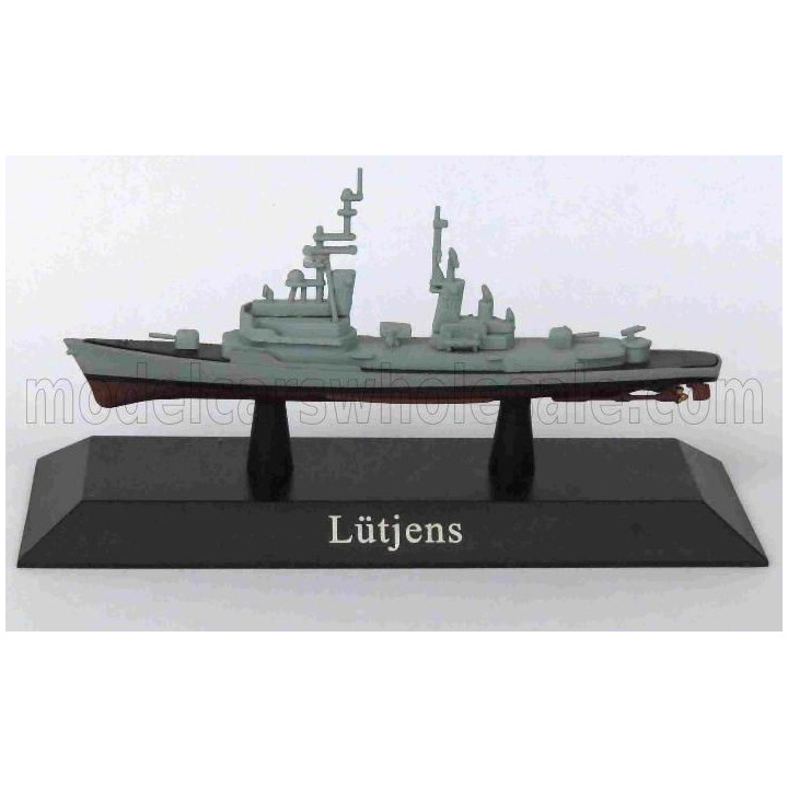 EDICOLA WARSHIP LUTJENS GUIDED MISSILE DESTROYER GERMANY 1966 - MILITARY 1/1250