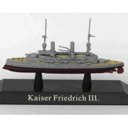 EDICOLA WARSHIP KAISER FRIEDRICH III LINER WARSHIP GERMANY 1896 - MILITARY 1/1250
