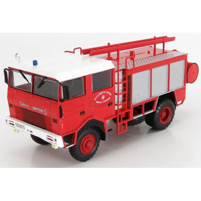 EDICOLA BERLIET GBD TUNKER TRUCK FRANCE 1979 - RED WHITE 1/43