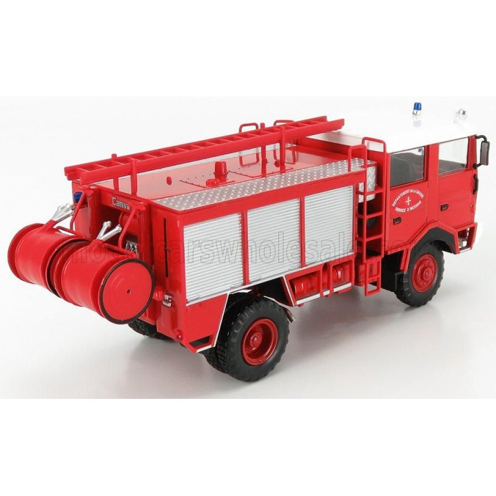 EDICOLA BERLIET GBD TUNKER TRUCK FRANCE 1979 - RED WHITE 1/43