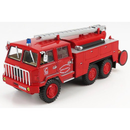 EDICOLA BERLIET FF 6X6 TANKER TRUCK FRANCE 1971 - RED 1/43