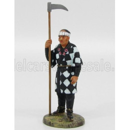 EDICOLA FIGURES VIGILI DEL FUOCO VIGILE DEL FUOCO GIAPPONESE CON ASCIA 1858 - JAPANESE FIREMAN - BLACK WHITE 1/32
