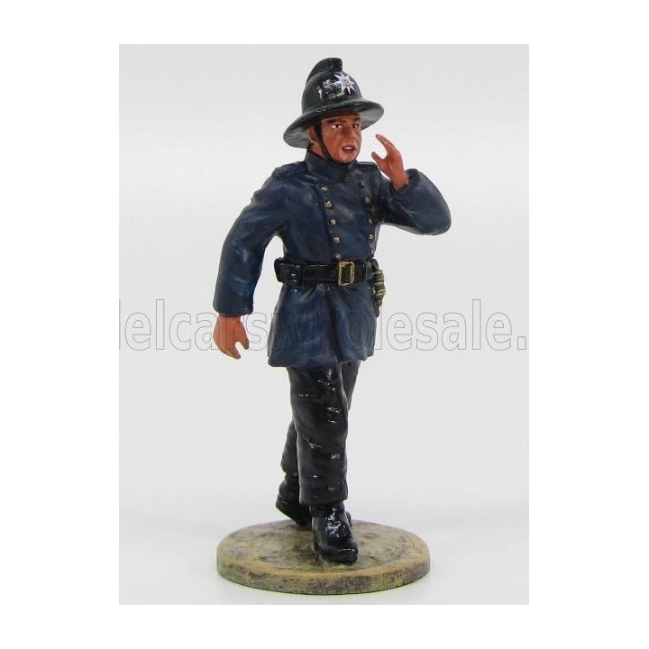 EDICOLA FIGURES VIGILI DEL FUOCO VIGILE DEL FUOCO FRANCESE 1934 - FRENCH FIREMAN - BLUE BLACK 1/32