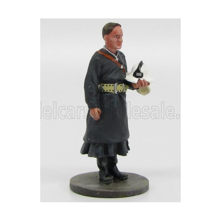 EDICOLA FIGURES VIGILI DEL FUOCO VIGILE DEL FUOCO POLACCO 1997 - POLISH FIREMAN - DARK GREY 1/32