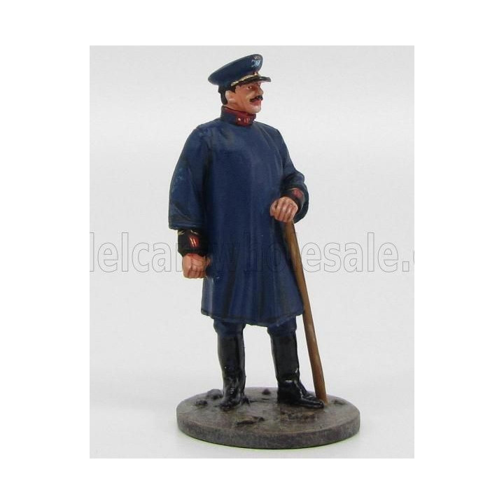 EDICOLA FIGURES VIGILI DEL FUOCO VIGILE DEL FUOCO SPAGNOLO MADRID 1951 - SPANISH FIREMAN - BLUE 1/32