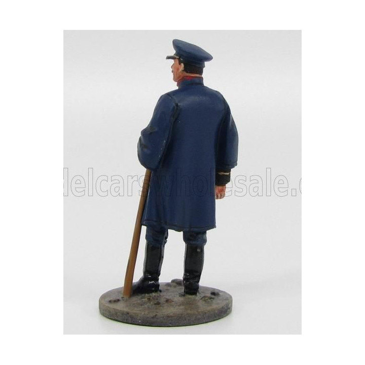 EDICOLA FIGURES VIGILI DEL FUOCO VIGILE DEL FUOCO SPAGNOLO MADRID 1951 - SPANISH FIREMAN - BLUE 1/32