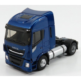 ELIGOR IVECO FIAT STRALIS 460NP TRACTOR TRUCK 2-ASSI 2015 - EXCLUSIVE CARMODEL - BLUE MET 1/43
