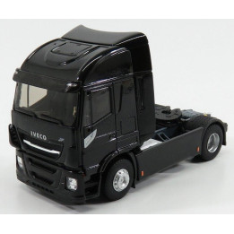 ELIGOR IVECO FIAT STRALIS 570XP TRACTOR TRUCK 2-ASSI 2016 - EXCLUSIVE CARMODEL - BRILLANT BLACK 1/43