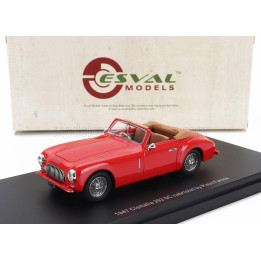 ESVAL MODEL CISITALIA 202 SC STABILIMENTI FARINA CABRIOLET OPEN 1947 - RED 1/43