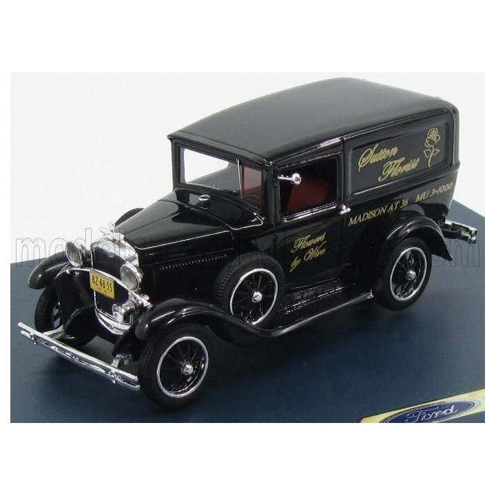 GENUINE FORD PARTS FORD USA MODEL-A VAN SUTTON FLORIST 1931 - BLACK 1/43