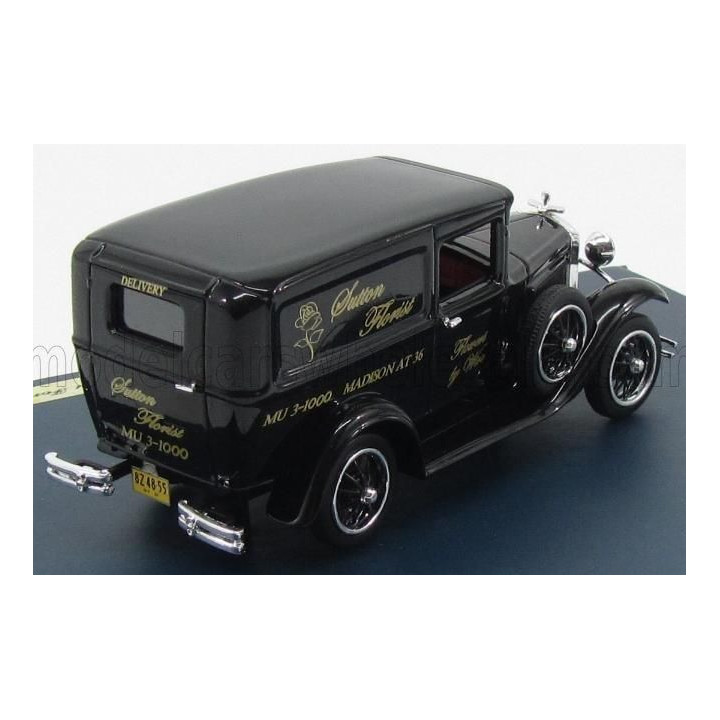 GENUINE FORD PARTS FORD USA MODEL-A VAN SUTTON FLORIST 1931 - BLACK 1/43
