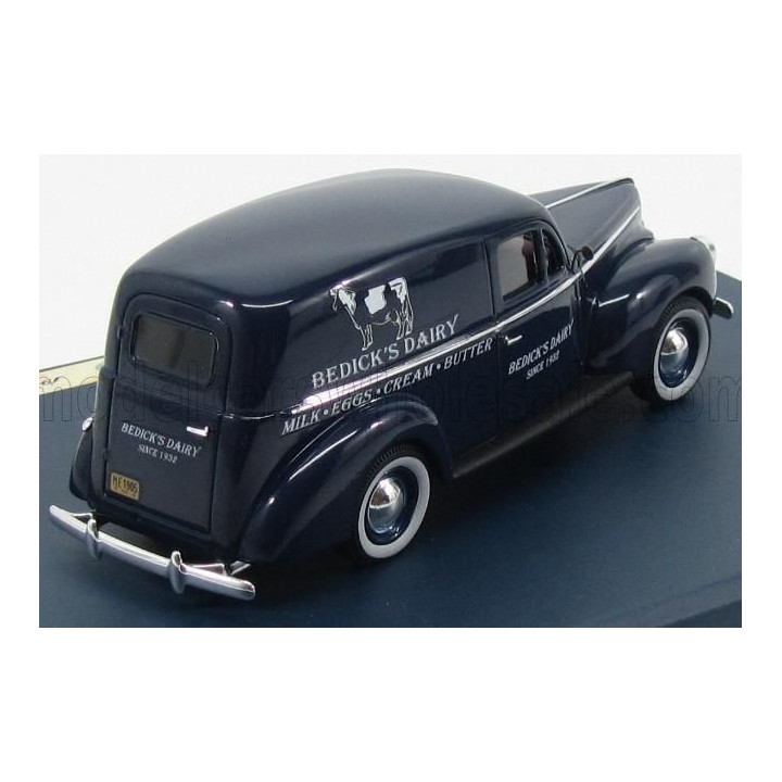GENUINE FORD PARTS FORD USA PANEL VAN BEDICK'S DAIRY MILK EGGS CREAM BUTTER 1940 - BLUE 1/43