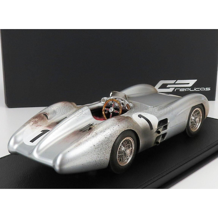 GP REPLICAS MERCEDES BENZ F1  W196R STREAMLINERS N 1 POLE POSITION AND 4th BRITISH GP (DIRTY VERSION) JUAN MANUEL FANGIO 1954 WO