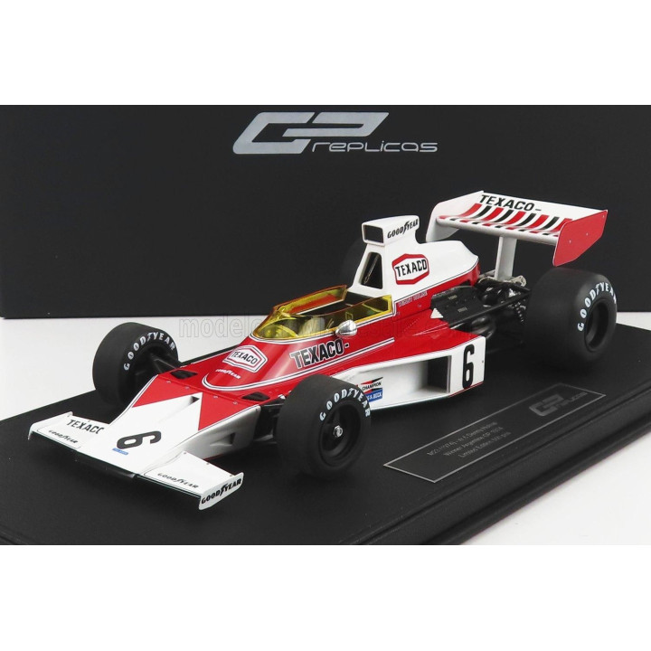 GP REPLICAS McLAREN F1  M23 FORD TEXACO N 6 WINNER ARGENTINA GP 1974 DANNY HULME - RED WHITE 1/18