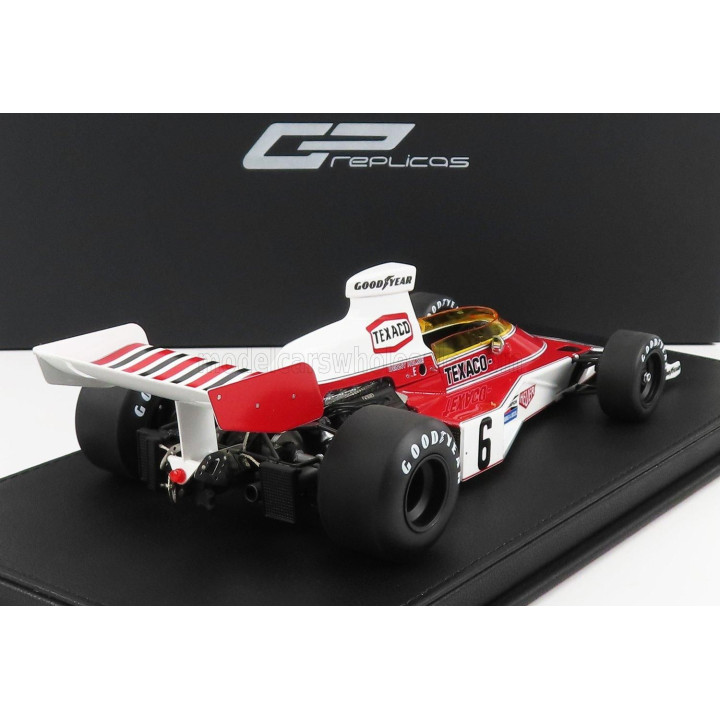 GP REPLICAS McLAREN F1  M23 FORD TEXACO N 6 WINNER ARGENTINA GP 1974 DANNY HULME - RED WHITE 1/18