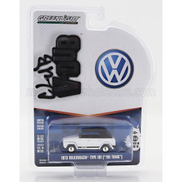 GREENLIGHT VOLKSWAGEN TYPE 181 THING CABRIOLET CLOSED 1973 - WHITE BLACK 1/64