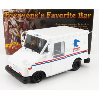 GREENLIGHT GRUMMAN LLV TRUCK VAN U.S. MAIL POST 2010 - CHEERS - WHITE 1/24