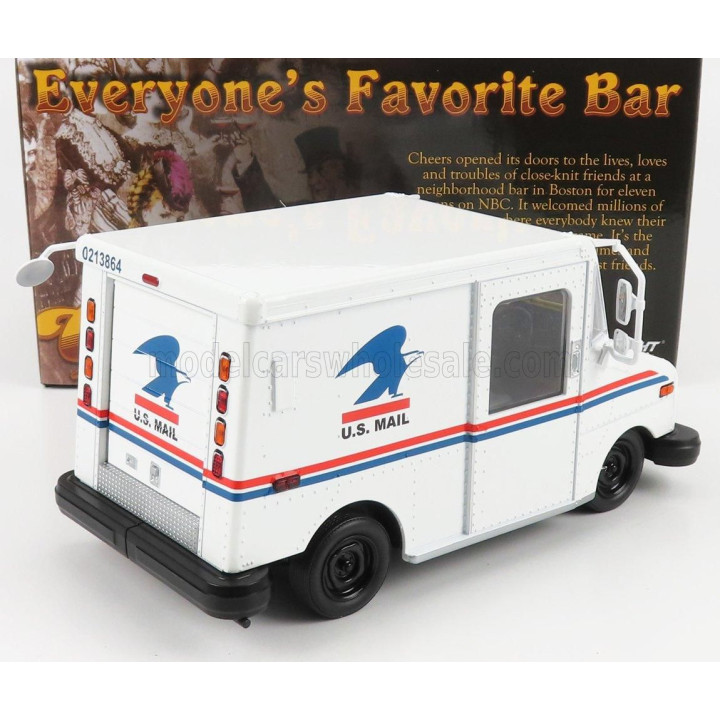 GREENLIGHT GRUMMAN LLV TRUCK VAN U.S. MAIL POST 2010 - CHEERS - WHITE 1/24