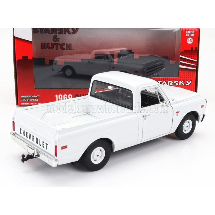 GREENLIGHT CHEVROLET C-10 PICK-UP 1968 - STARSKY AND HUTCH - WHITE 1/24