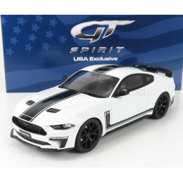 GT SPIRIT FORD USA MUSTANG COUPE 5.0 R-SPEC RHD 2020 - WHITE BLACK 1/18