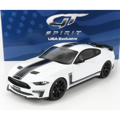 GT SPIRIT FORD USA MUSTANG COUPE 5.0 R-SPEC RHD 2020 - WHITE BLACK 1/18