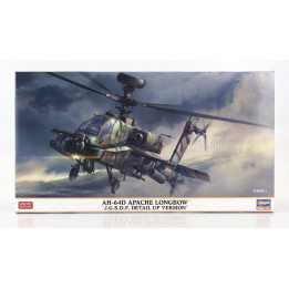 HASEGAWA HUGHES AH-64D APACHE LONGBOW HELICOPTER MILITARY 1975 1/48