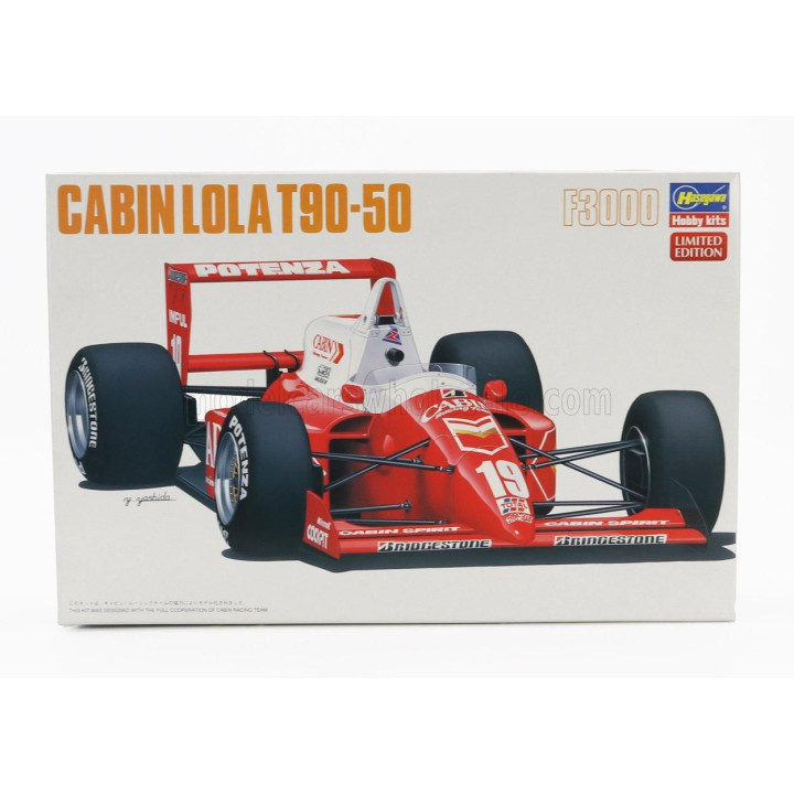 HASEGAWA LOLA F3000 T90-50 TEAM CABIN RACING N 19 SEASON 1990 K.HOSHINO 1/24