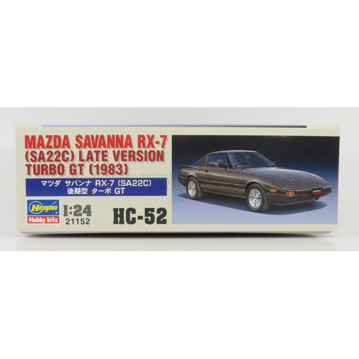 HASEGAWA MAZDA SAVANNA RX-7 (SA22C) TURBO GT 1983 1/24