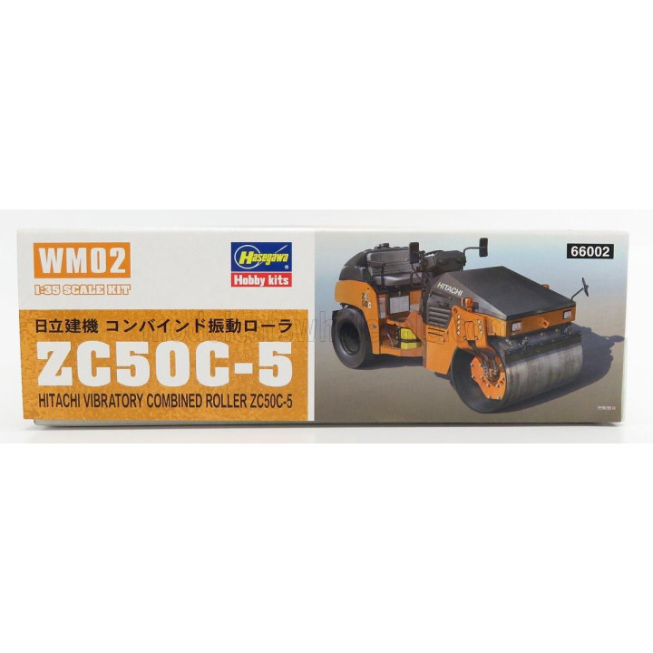 HASEGAWA YANMAR ZC50C-5 RULLO VIBRANTE MONOTAMBURO - SCHIACCIASASSI - STONE CRUSHER ROLL 1/35