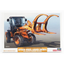 HASEGAWA HITACHI FIAT ZW100-6 RUSPA GOMMATA TRACTOR - SCRAPER 1/35