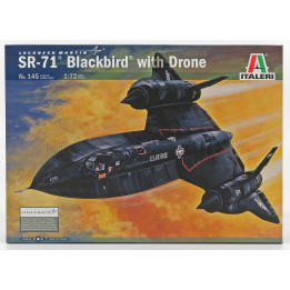 ITALERI LOCKHEED MARTIN SR-71 BLACKBIRD WITH DRONE 1968 1/72