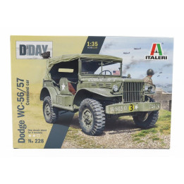 ITALERI DODGE WC56/57 4X4 COMMAND CAR MILITARY 1944 1/35