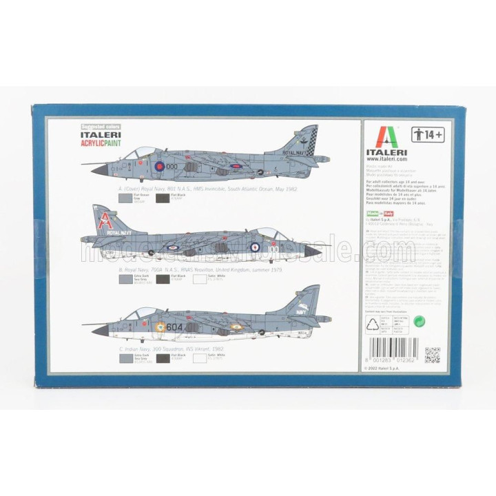 ITALERI SHAR FRS.1 SEA HARRIER AIRPLANE MILITARY 2003 1/72