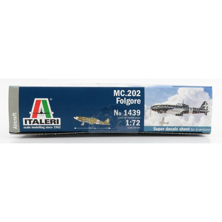 ITALERI MACCHI MC.202 FOLGORE AIRPLANE MILITARY 1943 1/72